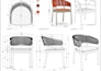 create 3d furniture models, cad technical drawings